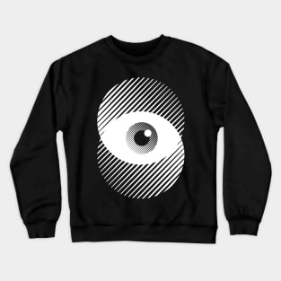 Op Art Eye Crewneck Sweatshirt